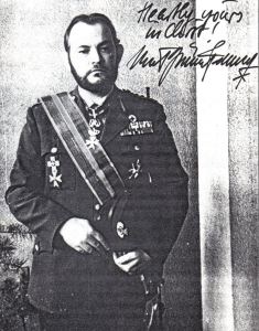 Signed photograph of Helmut von Braeundle-Falkensee.